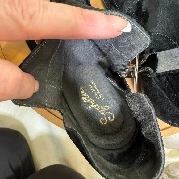 Womens Seychelles boots Embroidered Black Leather 6.5 - Picture 3 of 10